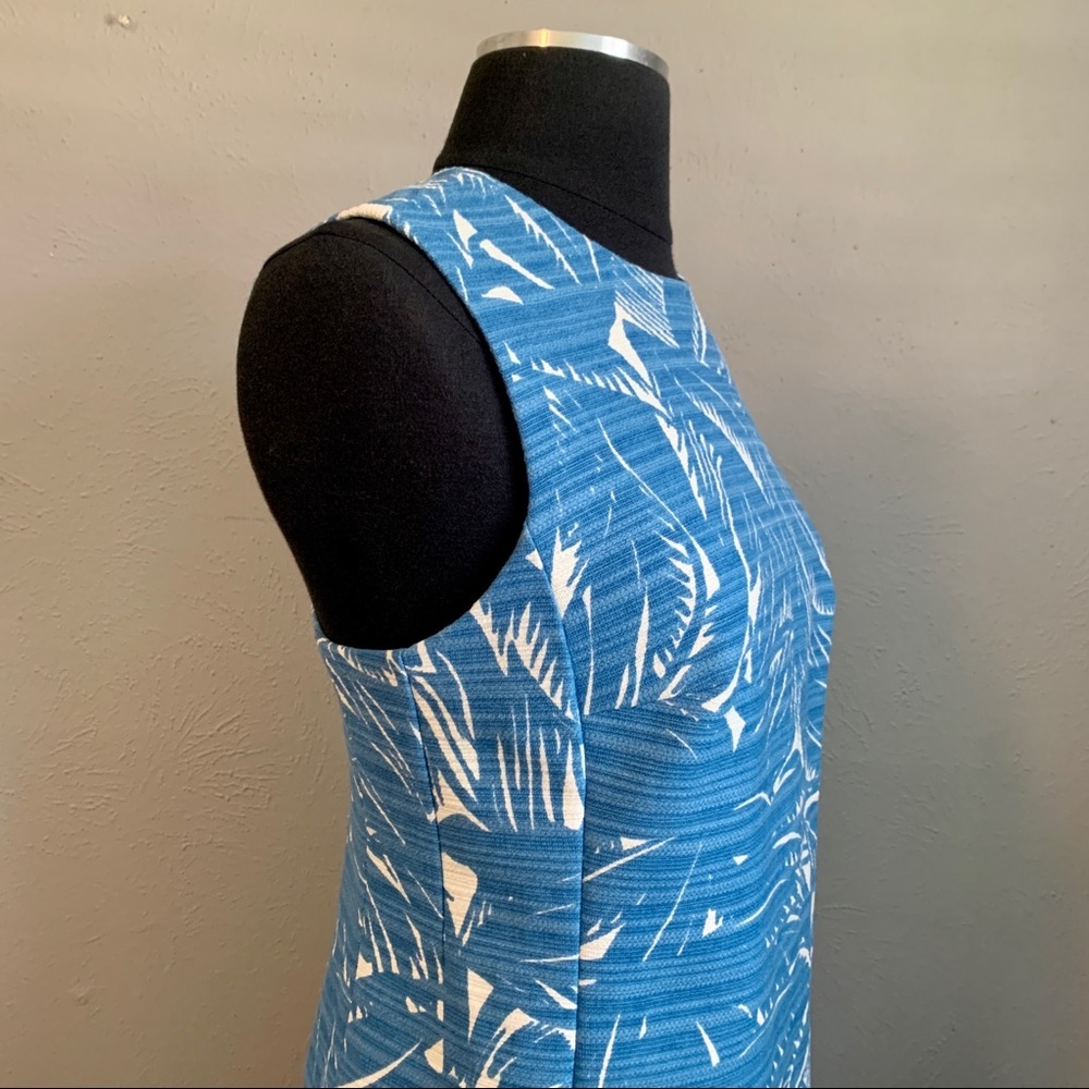 Tory Burch Gulf Shore Tabora Mini Blue Dress Size 2 - Picture 7 of 12
